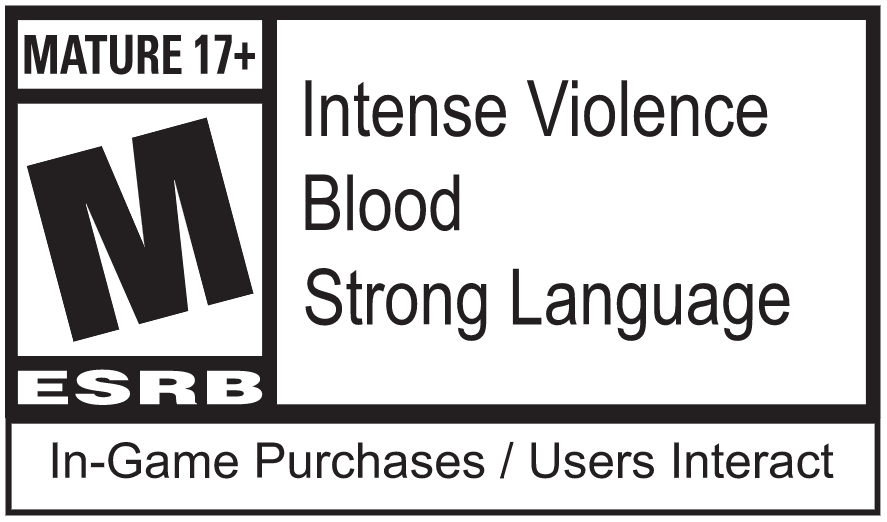 ESRB Rating: Mature 17+